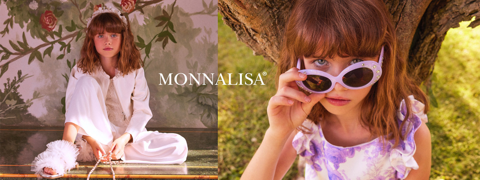 Pants MONNALISA Kids color Lilac
