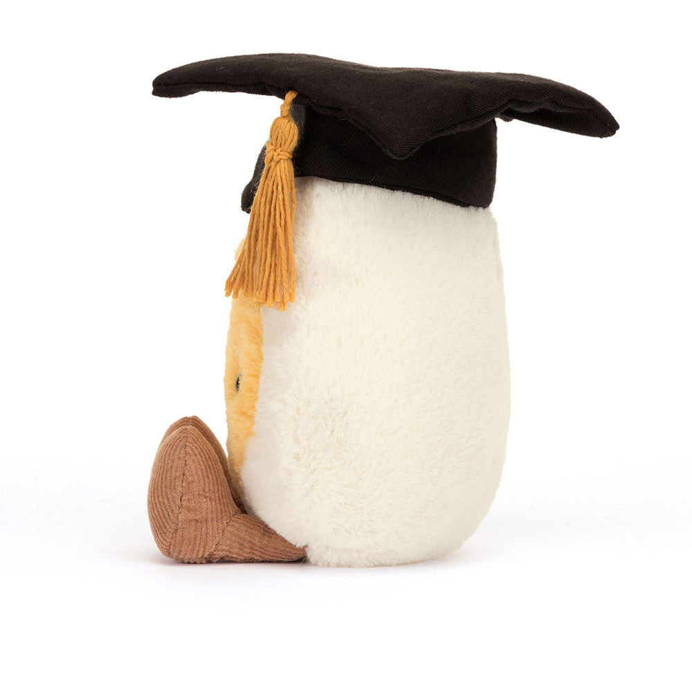 Jellycat soft toy Amuseables Boiled Egg Graduation-A6BEGR