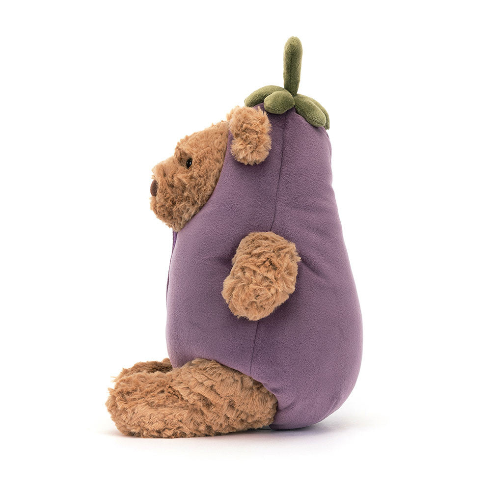 Jellycat Λούτρινο Παιχνίδι Bartholomew Bear Aubergine