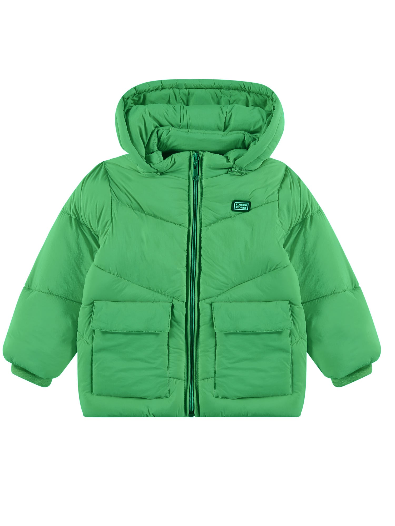 Babyface-Boys' Green Jacket with hood-SSA24507171