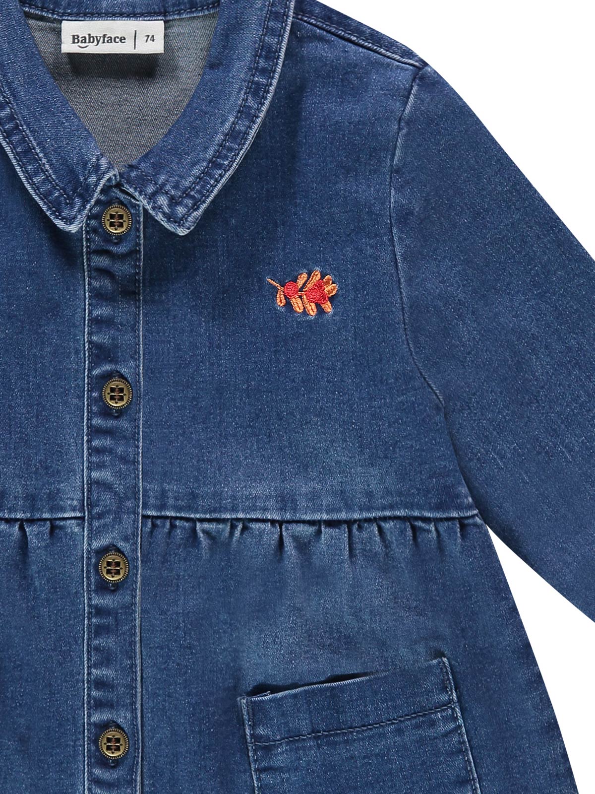 Babyface-baby girls' denim dress-BBE245228724