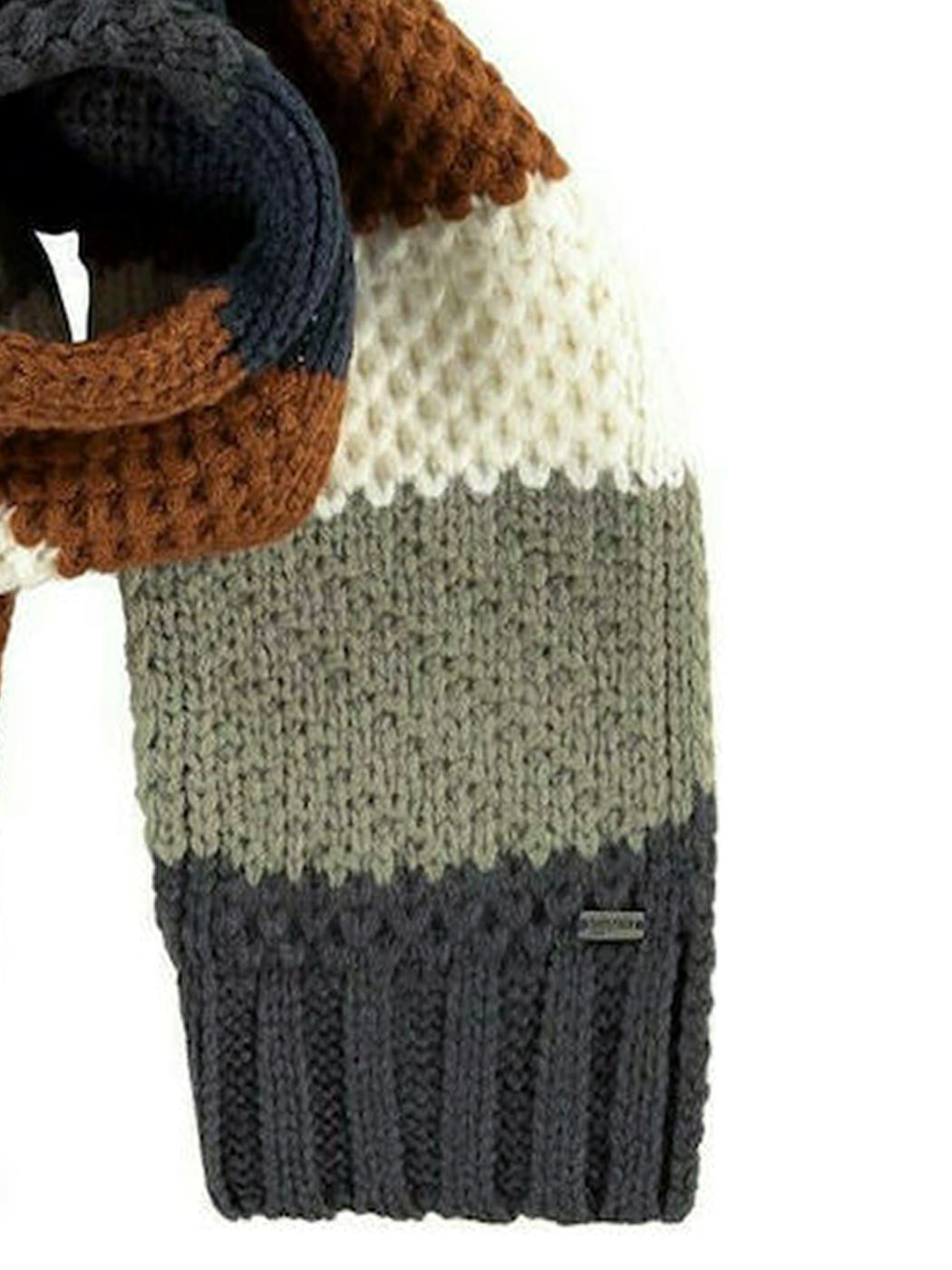 Babyface-kid's knitted scarf with stripes-BBE2150977