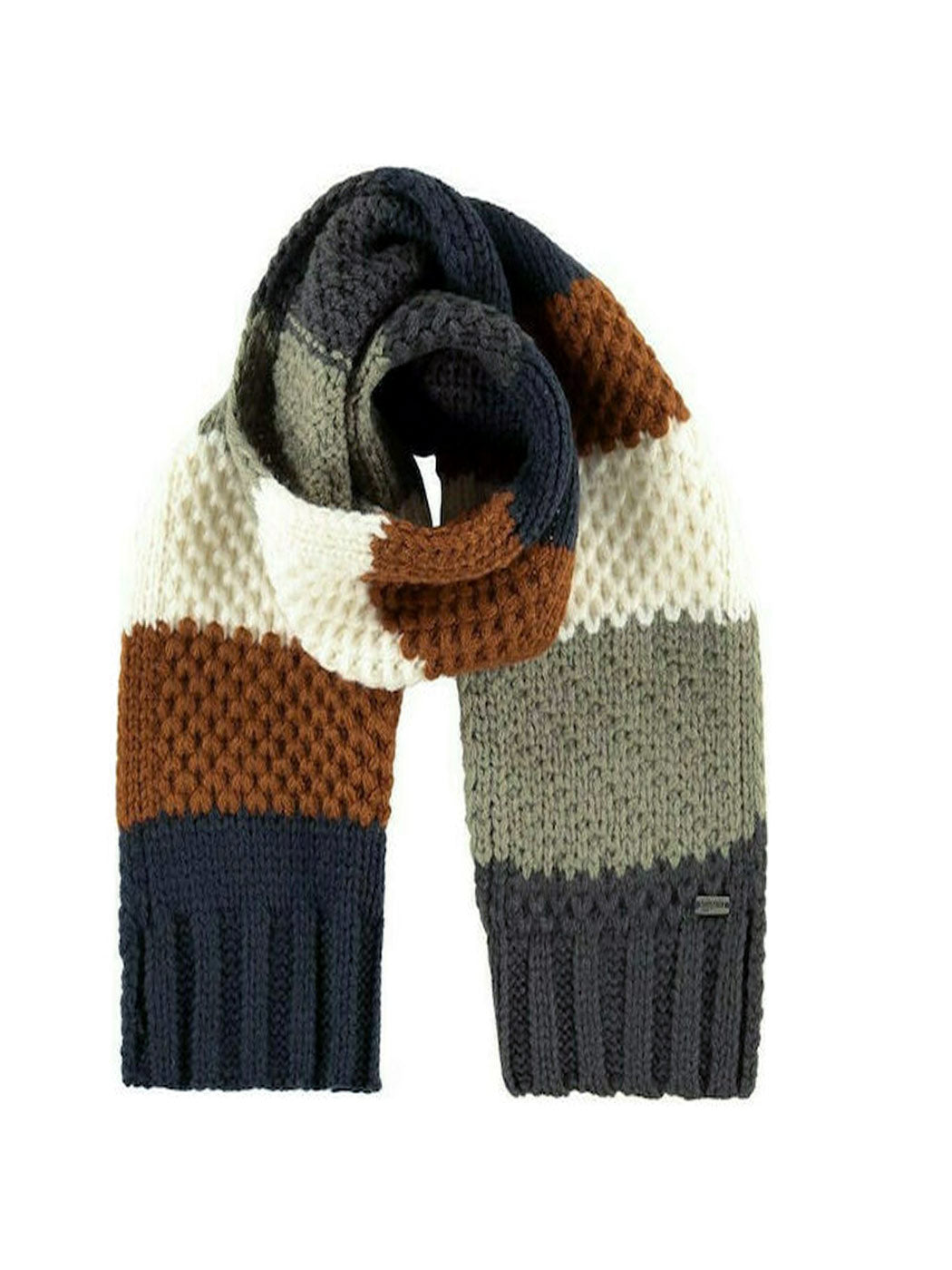 Babyface-kid's knitted scarf with stripes-BBE2150977