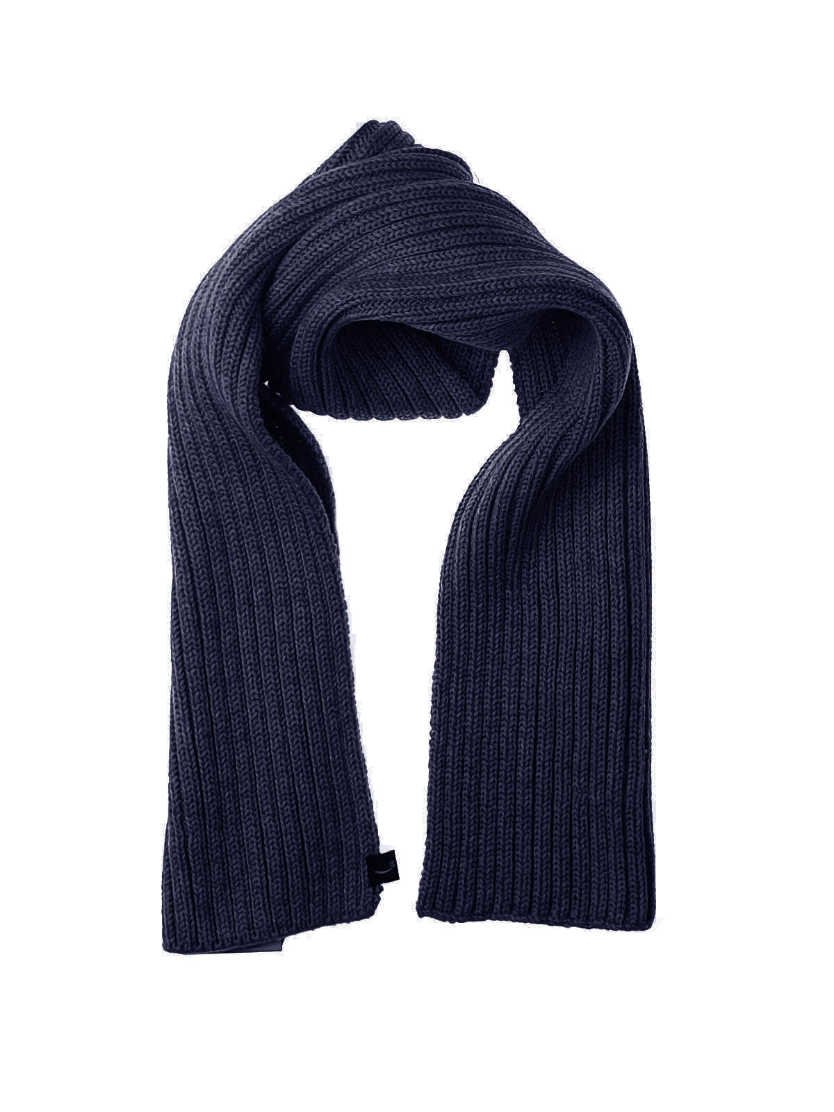 Babyface-kid's knitted scarf with ribbed stripes-2207957 Blue