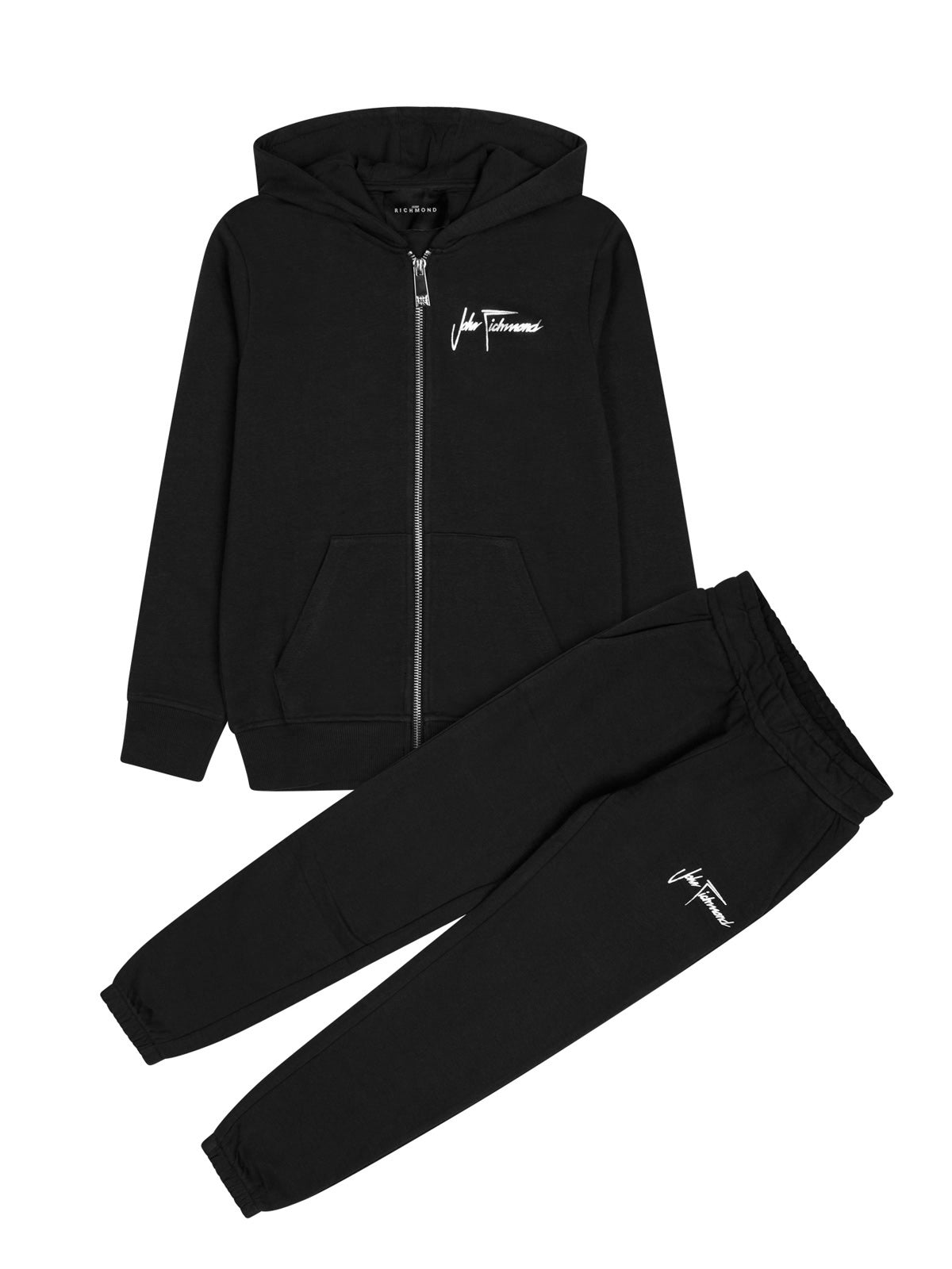 JR-Black matching set sweatshirt and trousers