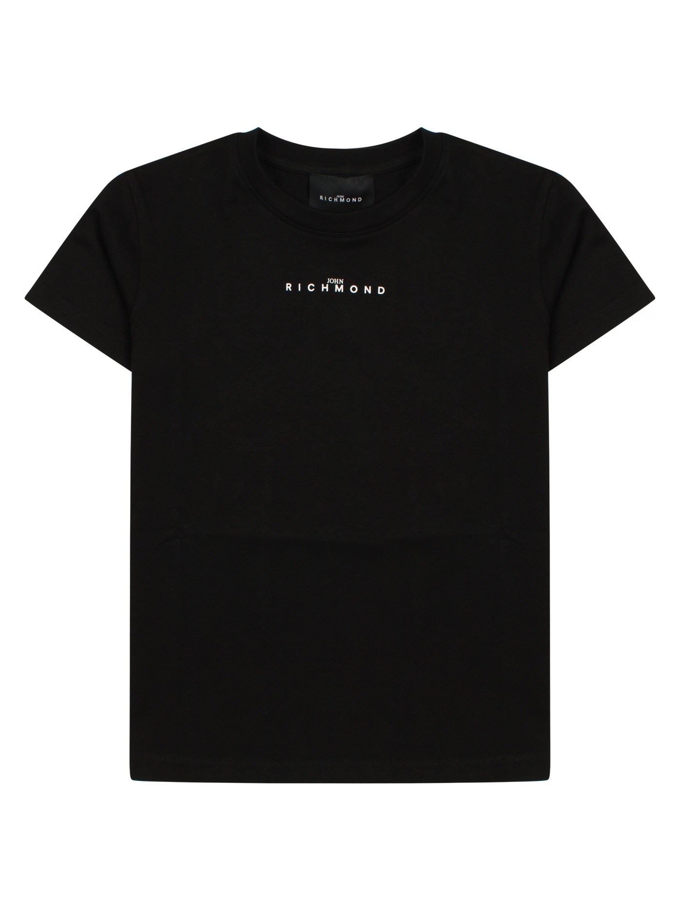 John Richmond- Kids’ logo-print black T-shirt