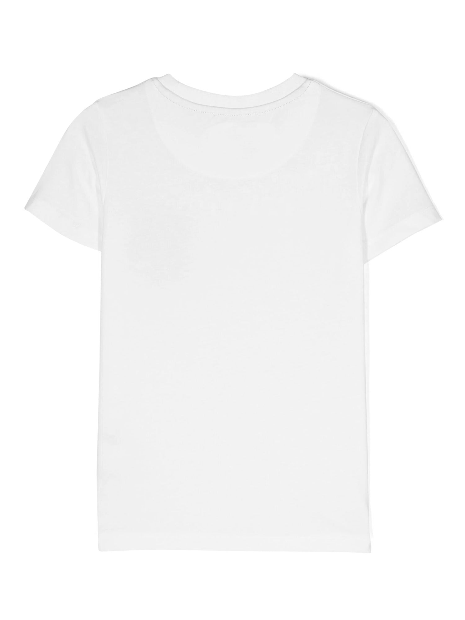 John Richmond- Kids’ logo-print white T-shirt