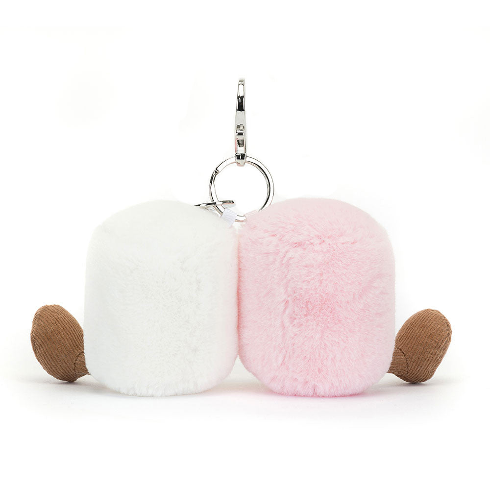 Jellycat Amuseables Pair of Marshmallows Bag Charm-APM4BC