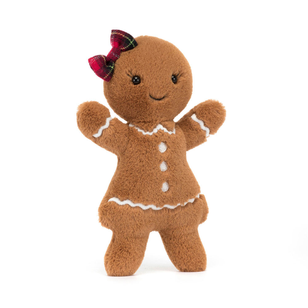 Jellycat Λούτρινο Παιχνίδι Jolly Gingerbread Ruby LARGE-33 εκ.