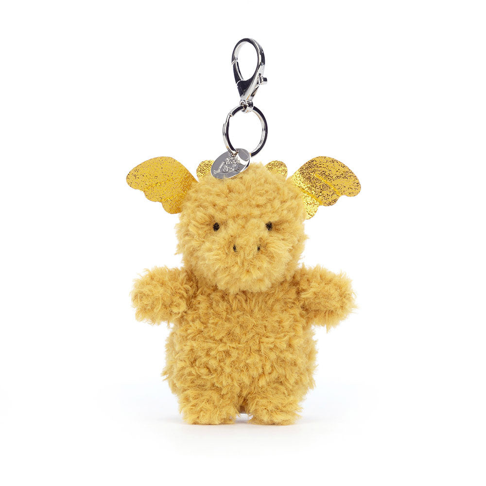 Jellycat soft toy Little Dragon Bag Charm-LDG4BC