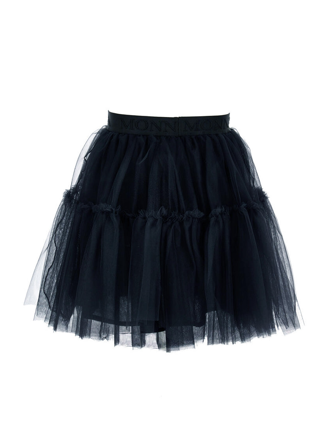 Monnalisa blue-black tulle skirt for girl