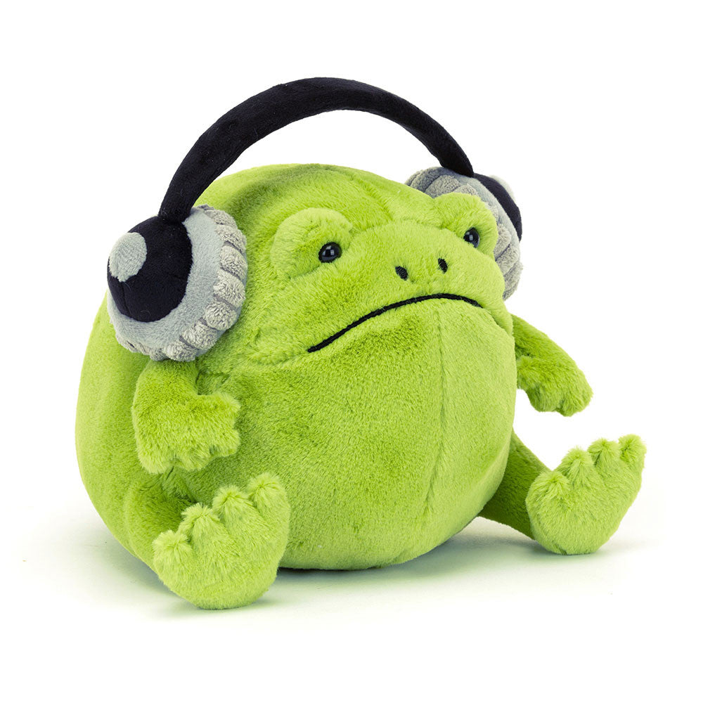 Jellycat Λούτρινο Παιχνίδι Ricky Rain Frog Headphones