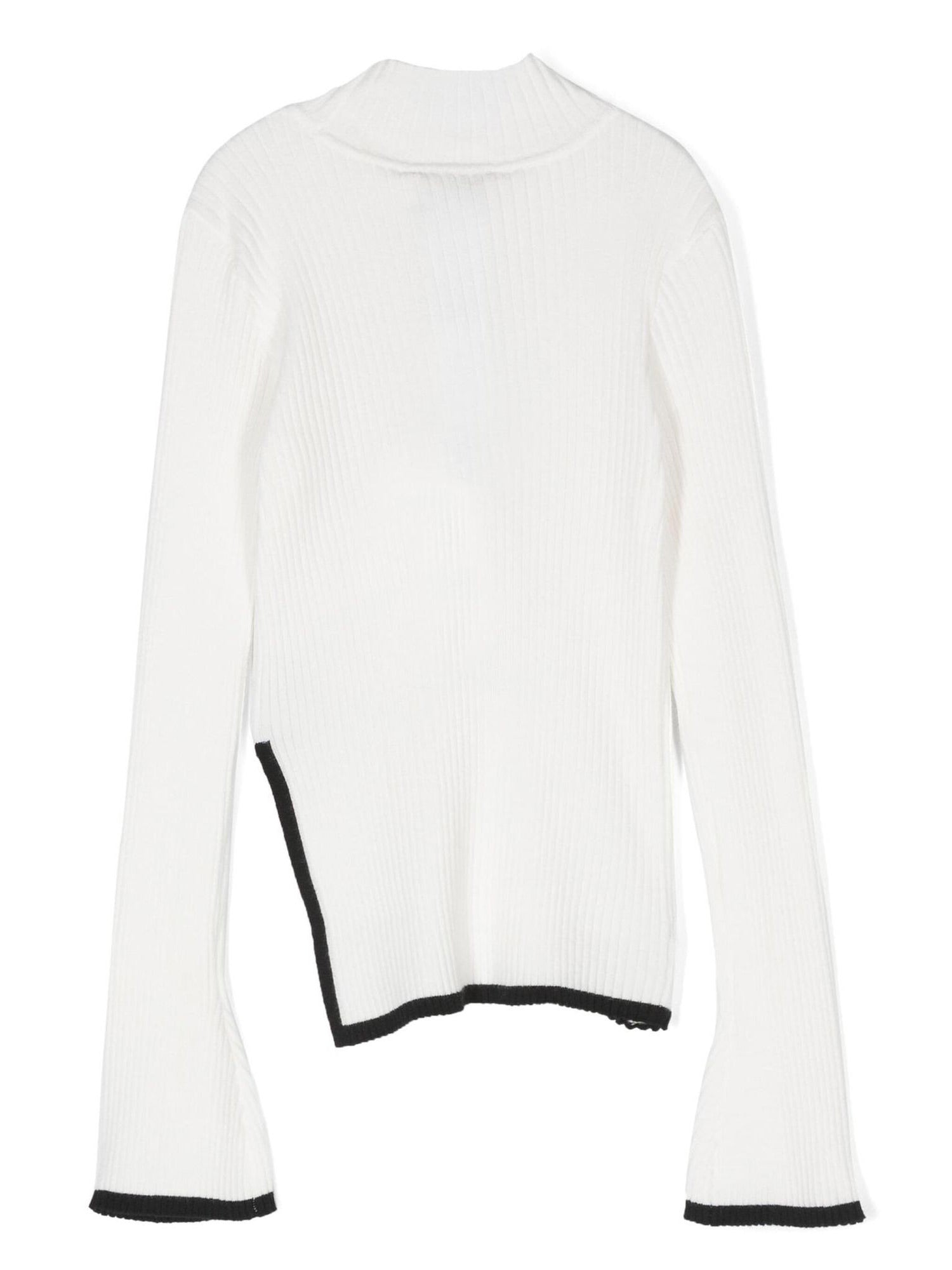 Twinset - Girls’ knitted jumper with side slit