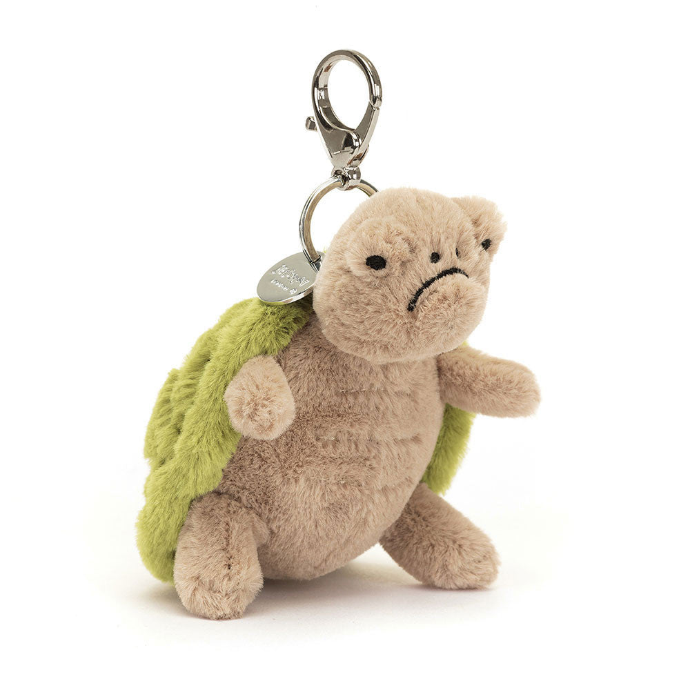 Jellycat soft toy Timmy Turtle Bag Charm TIM4BCT