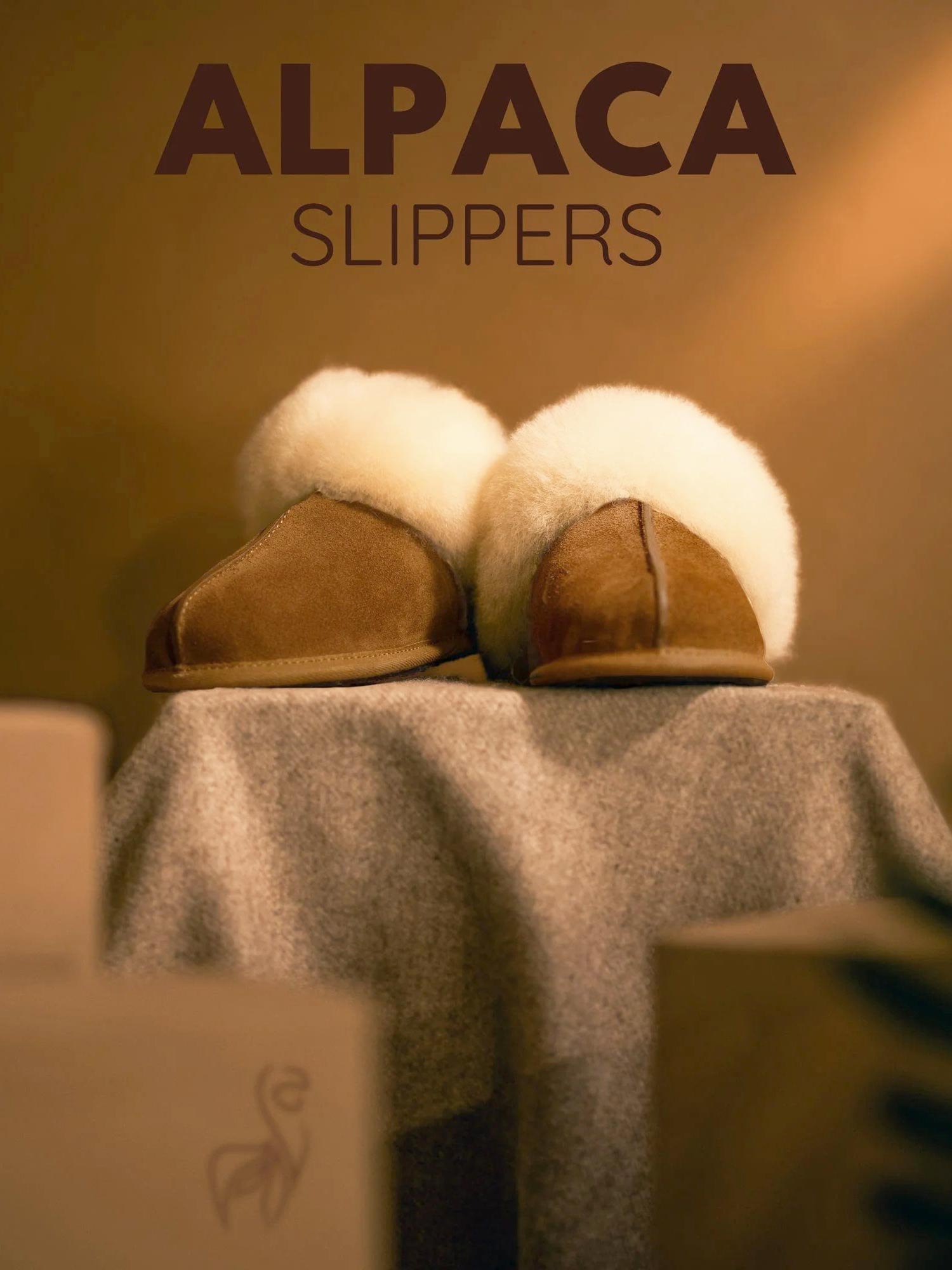 Inkari Alpaca wool Slippers-Silver