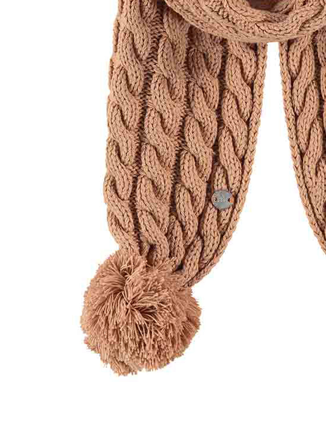 Babyface-kid's knitted scarf with pom-pom-BBE22508982