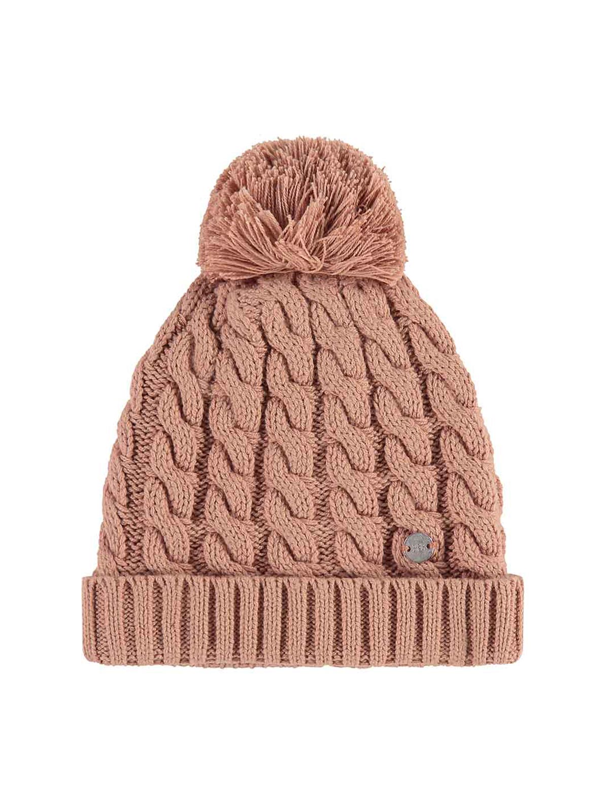 Babyface knitted hat with pom-pom- BBE22508980