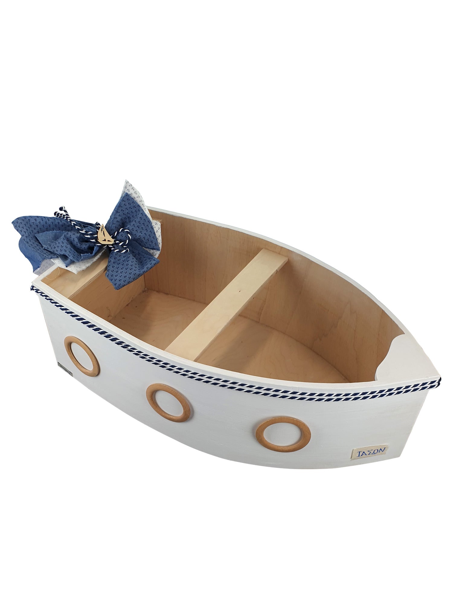 Wooden baptismal box - BOAT