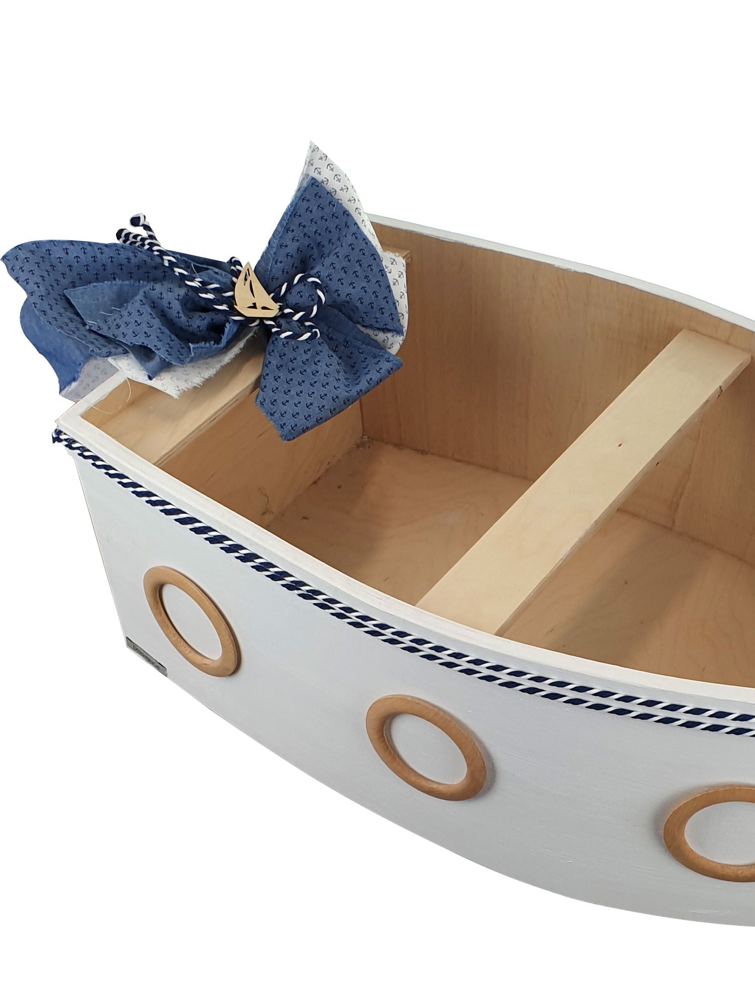 Wooden baptismal box - BOAT