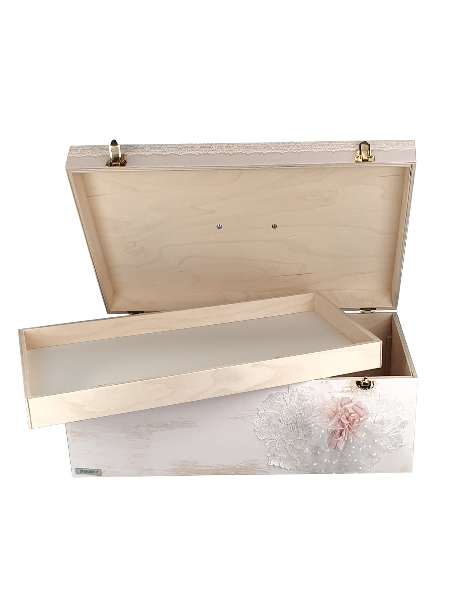 Wooden baptismal box - BRIANNA