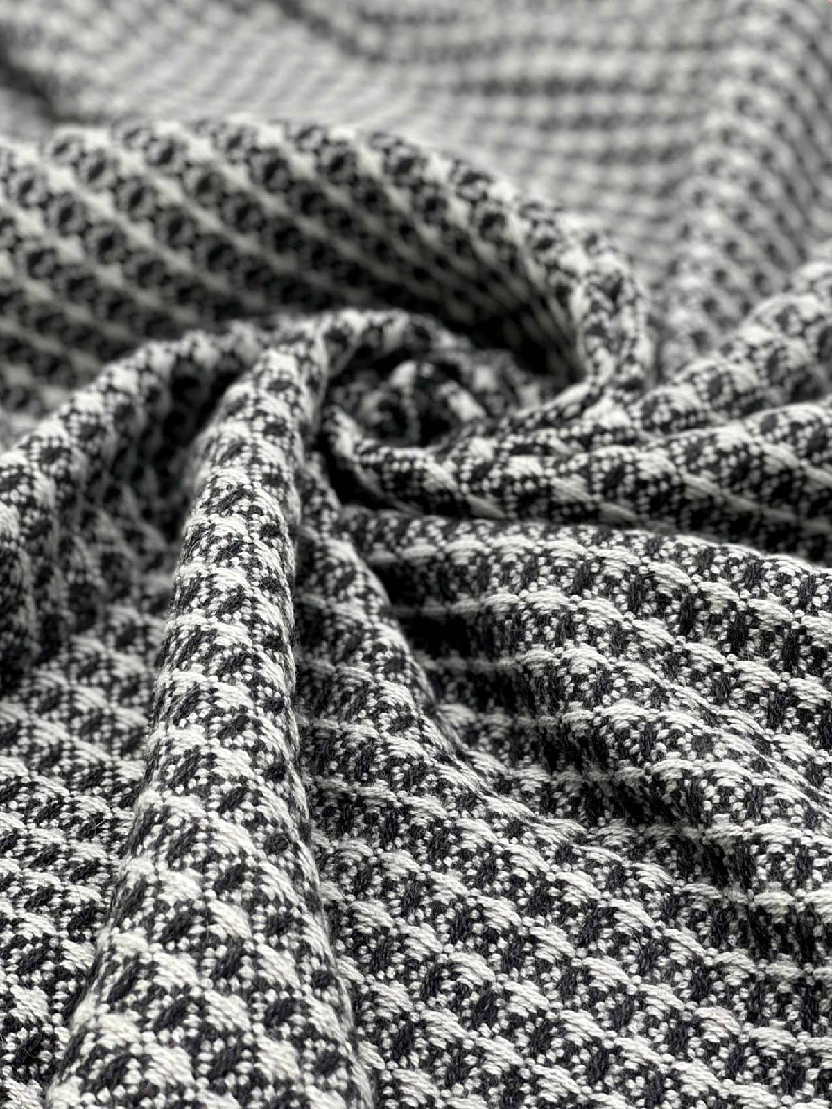 Inkari Alpaca Blanket - Waffle Charcoal