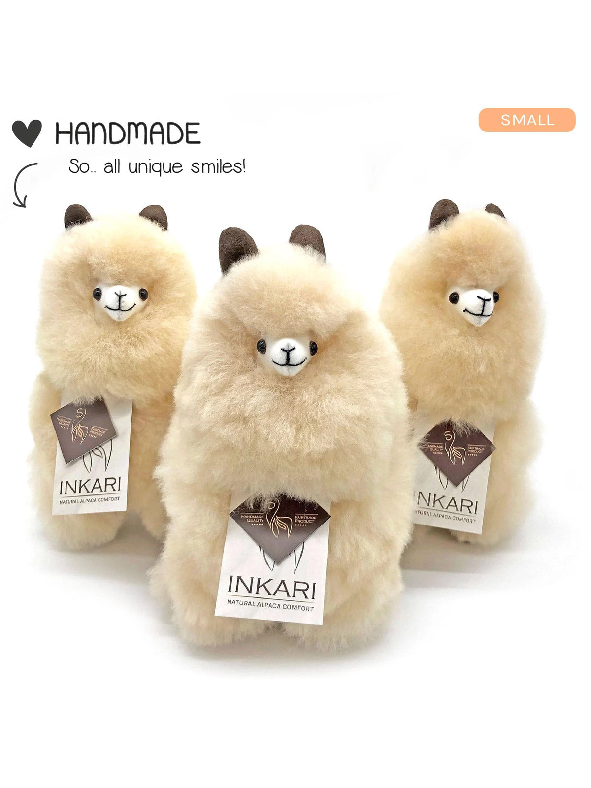 Inkari Alpaca- Μαλακό παιχνίδι -BLOND-Small 23cm