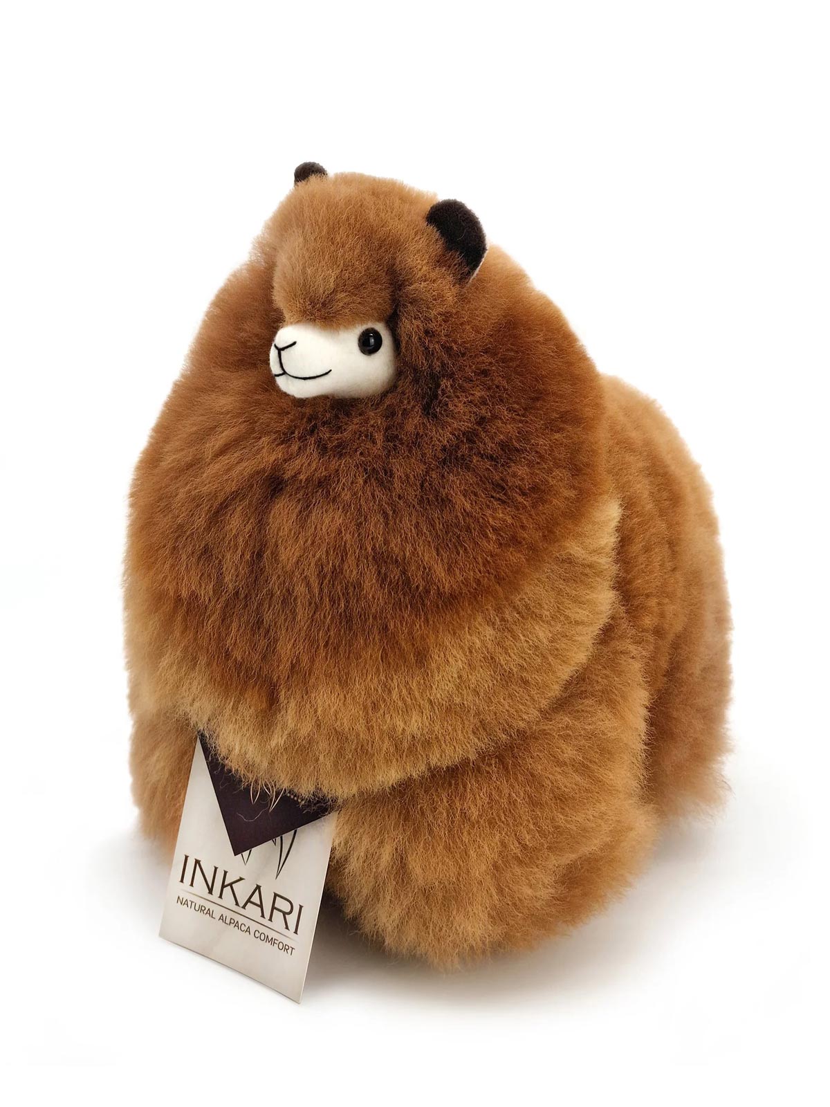 Inkari Alpaca- Μαλακό παιχνίδι-CARAMEL-Small 23cm