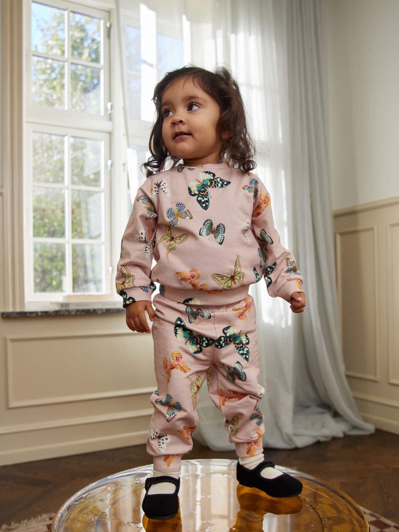 Molo Baby Girl's Set sweatshirt & sweatpants