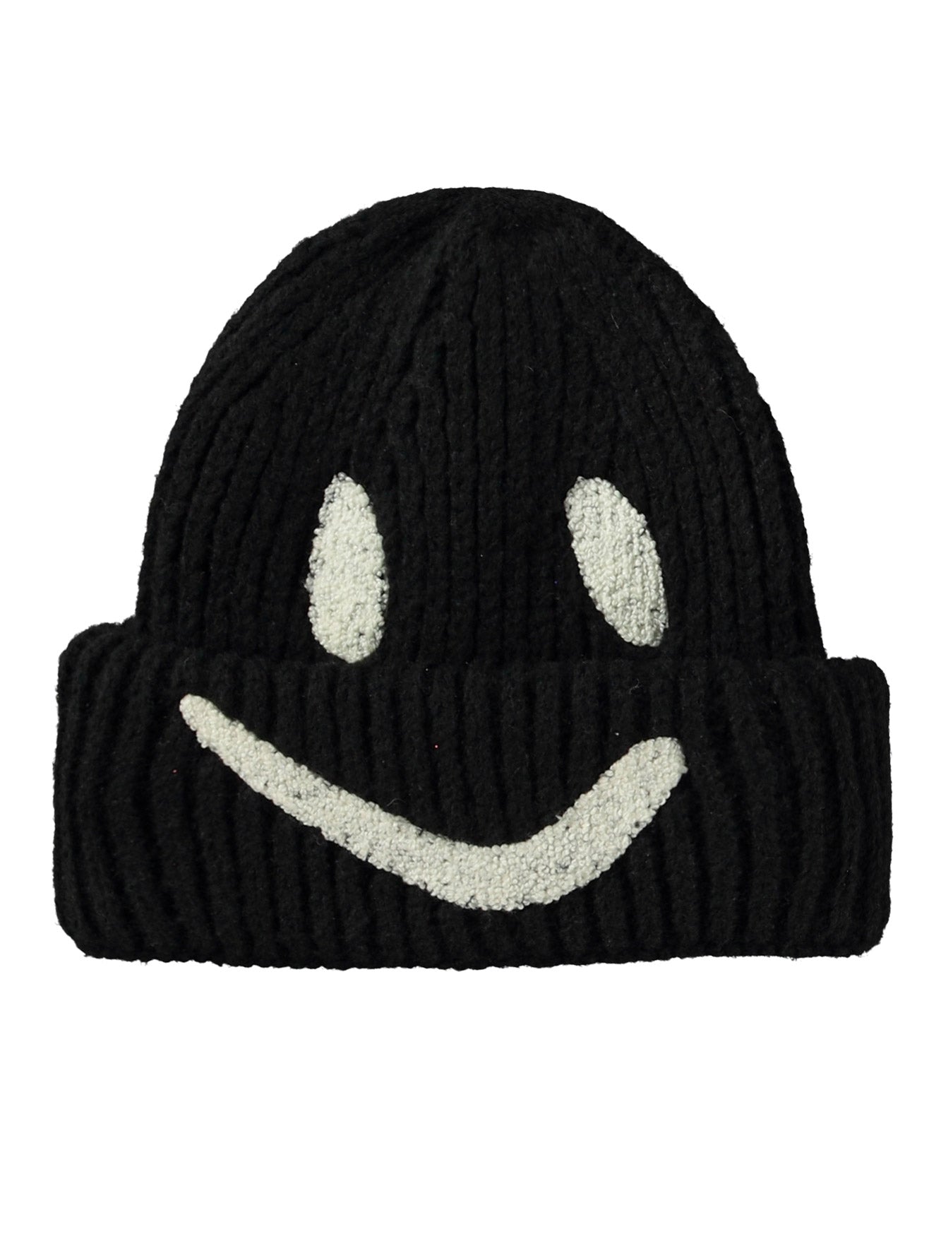 Molo Kim Rib-knit beanie-black