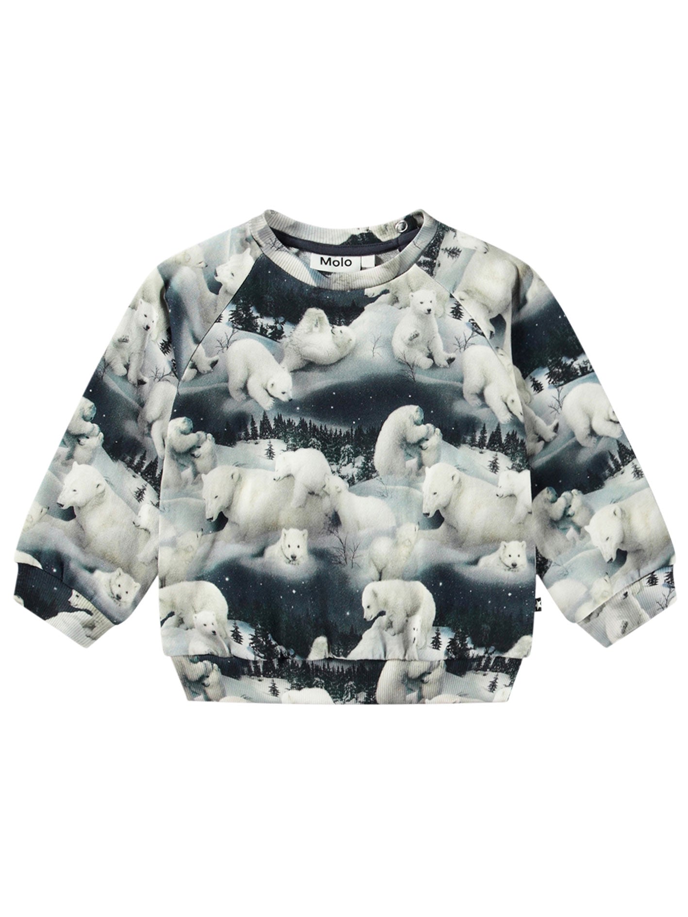 Molo Baby boy's sweatshirt Disc Polar Bears