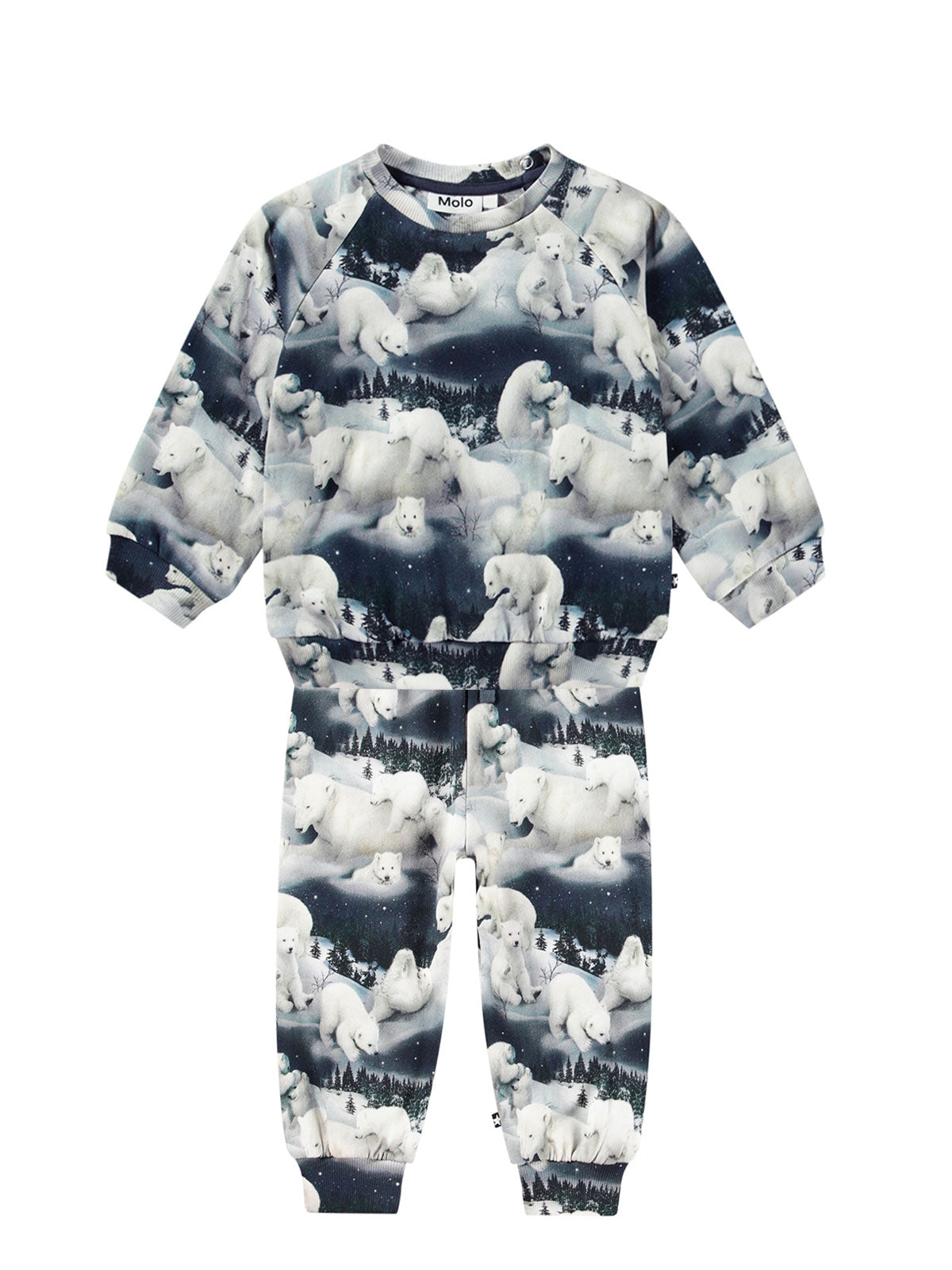 Molo Baby boy's sweatshirt Disc Polar Bears