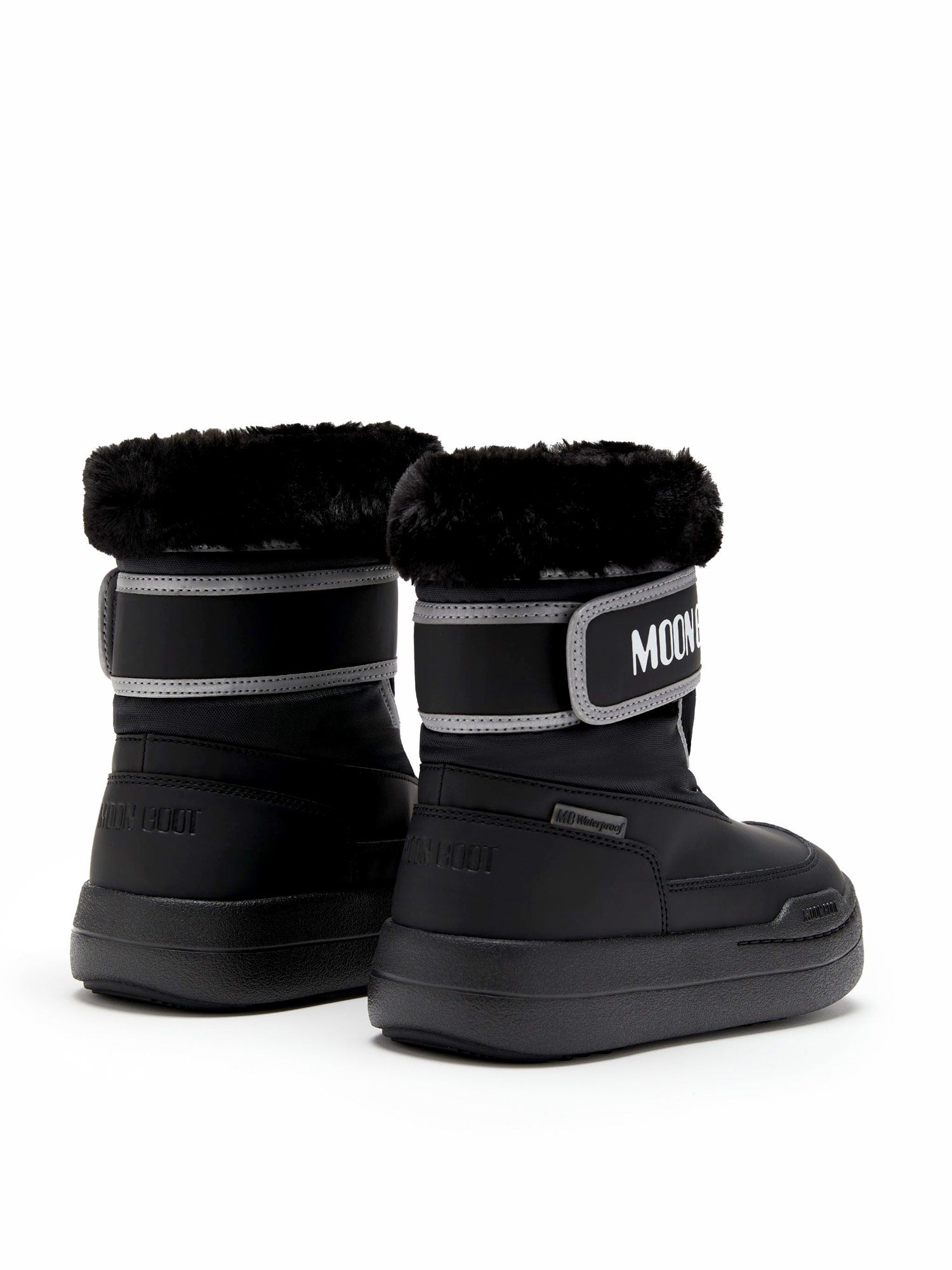 Moon Boot - Junior park strap black boots